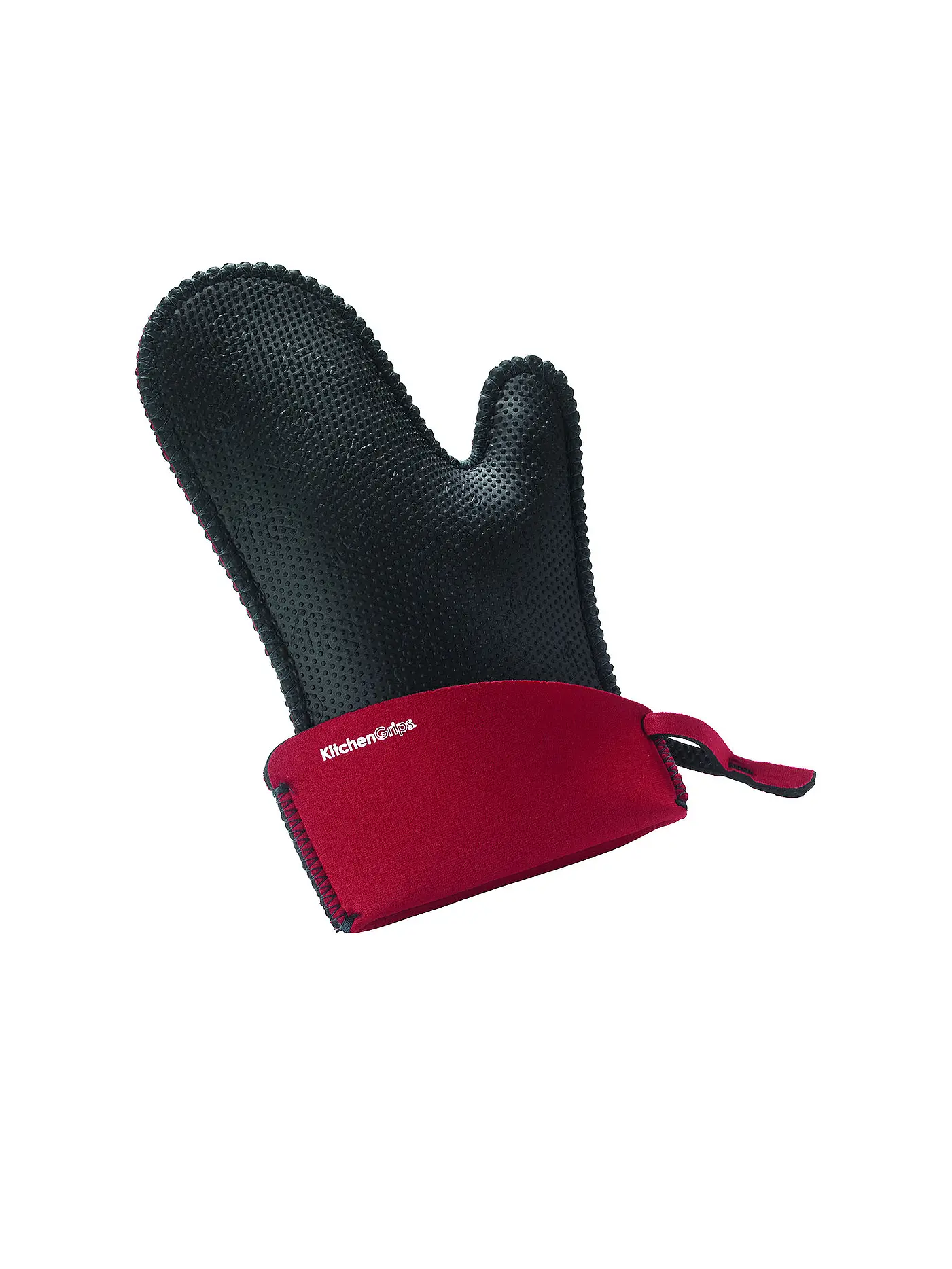 NO NAME | Kochhandschuh Breit Schwarz/Rot | 